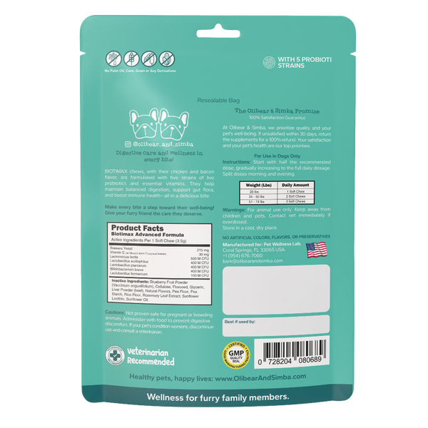 Masticables blandos probióticos BIOTIMAX