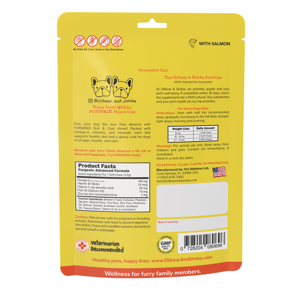 FURGENIX Skin & Coat Soft Chews