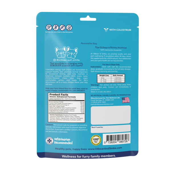 ZINOREX Allergy Soft Chews